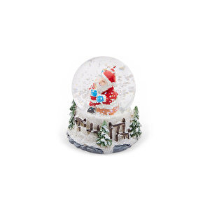 Karaca Home New Year Yılbaşı Santa Yılbaşı Kar Küresi görseli 5