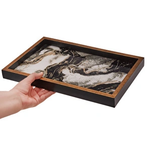 Karaca Home Moroccan Marble Tepsi 40x25 cm görseli 6