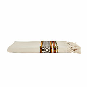 Karaca Home Arslantepe Ekru Peştemal 70x140 cm görseli 1