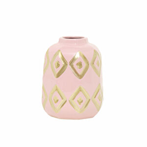 Karaca Home Joyful Vazo Pembe 18 cm görseli 1