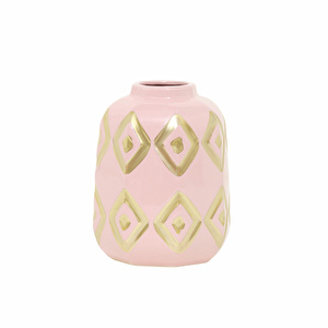 Karaca Home Joyful Vazo Pembe 18 cm görseli 2