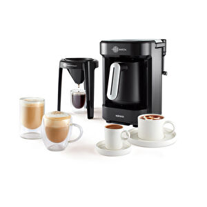 Karaca Hatır Barista Latte ve Türk Kahve Makinesi Pearl White görseli 2