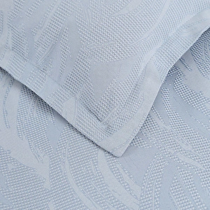 Karaca Home Blanche Mavi Çift Kişilik Waffle Yatak Örtüsü Set  görseli 3
