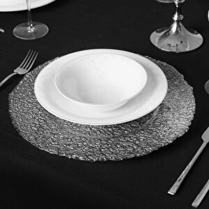 Karaca Home Terra Supla Silver 33 cm görseli 1