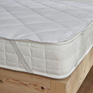 Karaca Home Comfy Pamuk Flanel Çif Kişillik Sıvı Geçirmez Uyku Pedi görseli 1