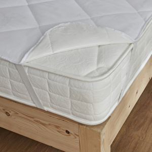 Karaca Home Comfy Pamuk Flanel Çif Kişillik Sıvı Geçirmez Uyku Pedi görseli 2