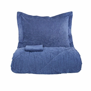 Karaca Home Sheen Mavi Private Çift Kişilik Comfort Set görseli 2