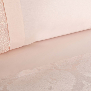 Karaca Home Aura Pudra Dantelli %100 Pamuk Private Çift Kişilik Pike Set görseli 2