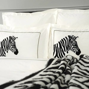 Karaca Home Stripes Siyah Çift Kişilik Nakışlı Nevresim Takımı görseli 4