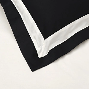 Karaca Home Porto Siyah Çift Kişilik Percale Nevresim Takımı görseli 6