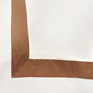 Karaca Home Porto Çift Kişilik Percale Nevresim Takımı Gold görseli 4