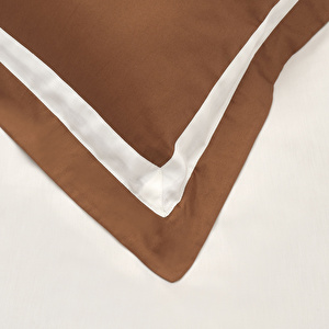 Karaca Home Porto Çift Kişilik Percale Nevresim Takımı Gold görseli 6