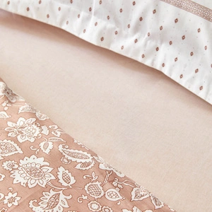 Karaca Home Celerina Pembe %100 Pamuk Tek Kişilik Fitted Nevresim Takımı görseli 4