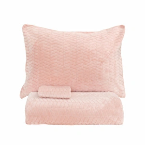 Karaca Home Rosie Pudra Çift Kişilik Wellsoft Yatak Örtüsü  görseli 5