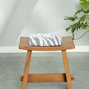 Karaca Home Zebra %100 Pamuk El Havlusu 30x50 cm Gri görseli 2