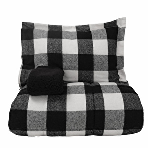Karaca Home Mountain Siyah-Beyaz Çift Kişilik Cozy Comfort görseli 2
