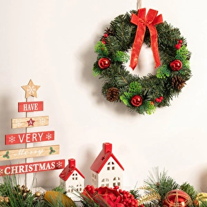 Karaca Home Kırmızı Kapı Süsü 30 cm görseli 2