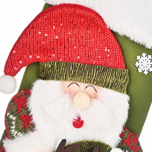 Karaca Home New Year Yılbaşı Santa Yılbaşı Hediye Çorabı 47 cm görseli 5