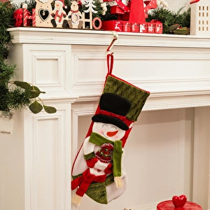 Karaca Home New Year Yılbaşı Snowman Yılbaşı Hediye Çorabı 47 cm görseli 2