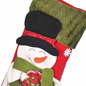 Karaca Home New Year Yılbaşı Snowman Yılbaşı Hediye Çorabı 47 cm görseli 4