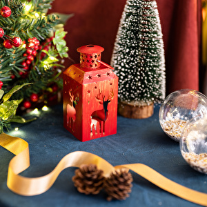 Karaca Home Deer Led Işıklı Fener görseli 4