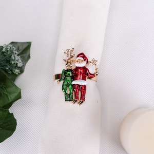 Karaca Home Deer And Santa 2'li Peçete Yüzüğü görseli 4
