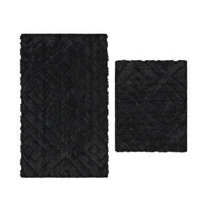 Karaca Home Elite Siyah Paspas Set 50x80 cm 50x40 cm görseli 2