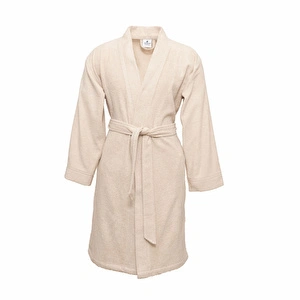 Karaca Home Roma Regular %100 Pamuk Kimono S/M Bej  görseli 4