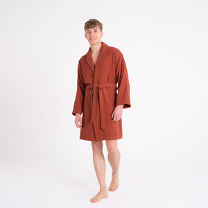 Karaca Home Barcelona Kiremit Slim %100 Pamuk Bornoz L/XL görseli 2