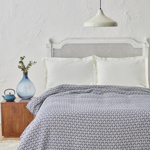 Karaca Home Cordoba Çift Kişilik Pike Yatak Örtüsü 200x230 cm İndigo görseli 2