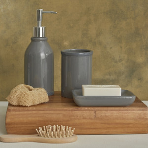 Karaca Home Plain 3 Parça Banyo Seti Bej