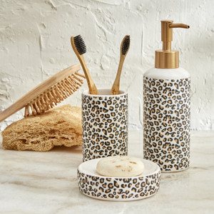 Karaca Home Wild 3 Parça Banyo Seti Zebra