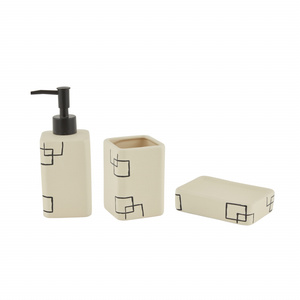 Karaca Home Shape 3 Parça Banyo Seti görseli 1