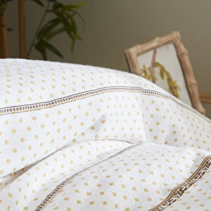 Karaca Home Efren %100 Pamuk Çift Kişilik Pike Takımı Sarı görseli 4