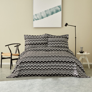 Karaca Home Wave Yatak Örtüsü Çift Kişilik Black  görseli 5