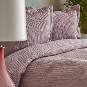 Karaca Home Midnight Çift Kişilik Yatak Örtüsü Lila  görseli 3