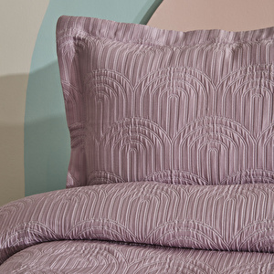 Karaca Home Midnight Çift Kişilik Yatak Örtüsü Lila  görseli 5