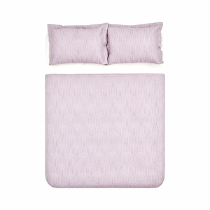 Karaca Home Midnight Çift Kişilik Yatak Örtüsü Lila  görseli 7