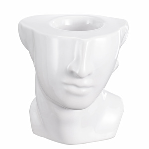 Karaca Home Daring Dekoratif Mumluk Beyaz görseli 5