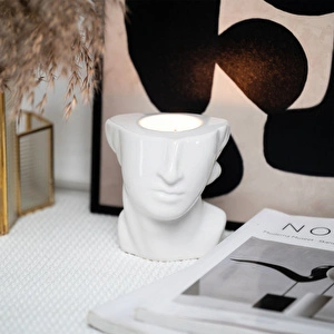 Karaca Home Daring Dekoratif Mumluk Beyaz görseli 7
