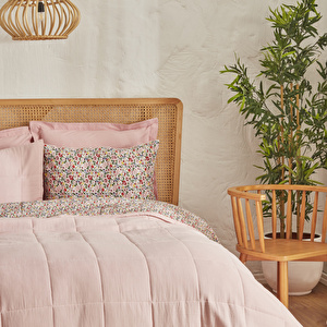 Karaca Home Anna Çift Kişilik Müslin Summer Comfort Pudra görseli 4