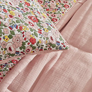 Karaca Home Anna Çift Kişilik Müslin Summer Comfort Pudra görseli 9