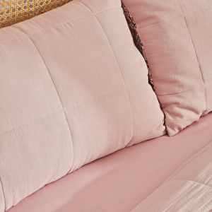 Karaca Home Anna Çift Kişilik Müslin Summer Comfort Pudra görseli 10
