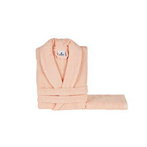 Karaca Home Judi %100 Pamuk Bornoz Seti L/XL Blush görseli 4
