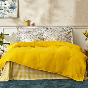 Karaca Home Noya %100 Pamuk Çift Kişilik Pike Takımı Sarı görseli 2