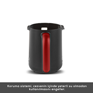 Karaca Hatır Köz Türk Kahve Makinesi Cherry Red görseli 7