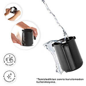 Karaca Hatır Köz Türk Kahve Makinesi Shiny Black görseli 11