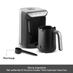 Karaca Hatır Köz Türk Kahve Makinesi Galaxy Gray görseli 4