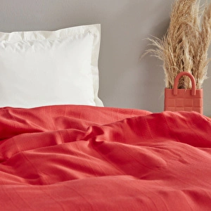 Karaca Home Sofie Çift Kişilik Pike Kırmızı görseli 4