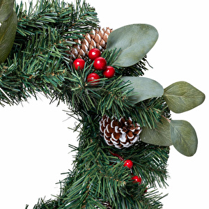 Karaca Home New Year Yılbaşı Pine Kapı Süsü 40 cm görseli 5